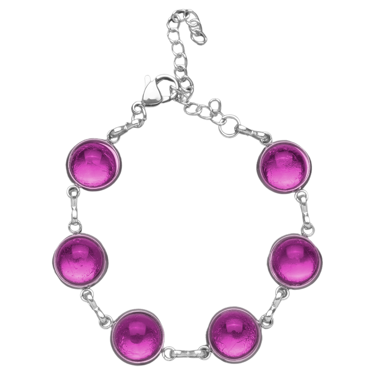 Verstelbare Armband met Gekleurde Cabochons | 10mm | 10 Kleuren