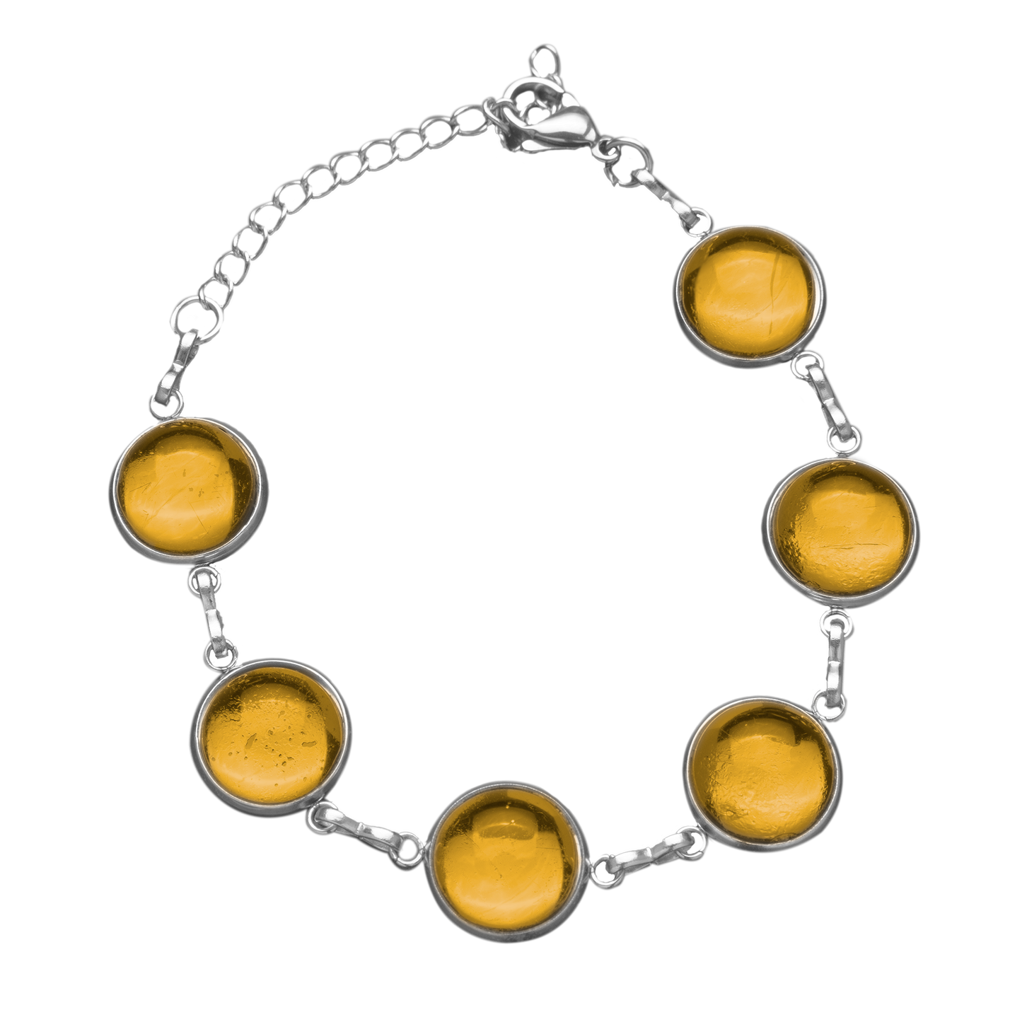 Verstelbare Armband met Gekleurde Cabochons | 12mm | 10 Kleuren