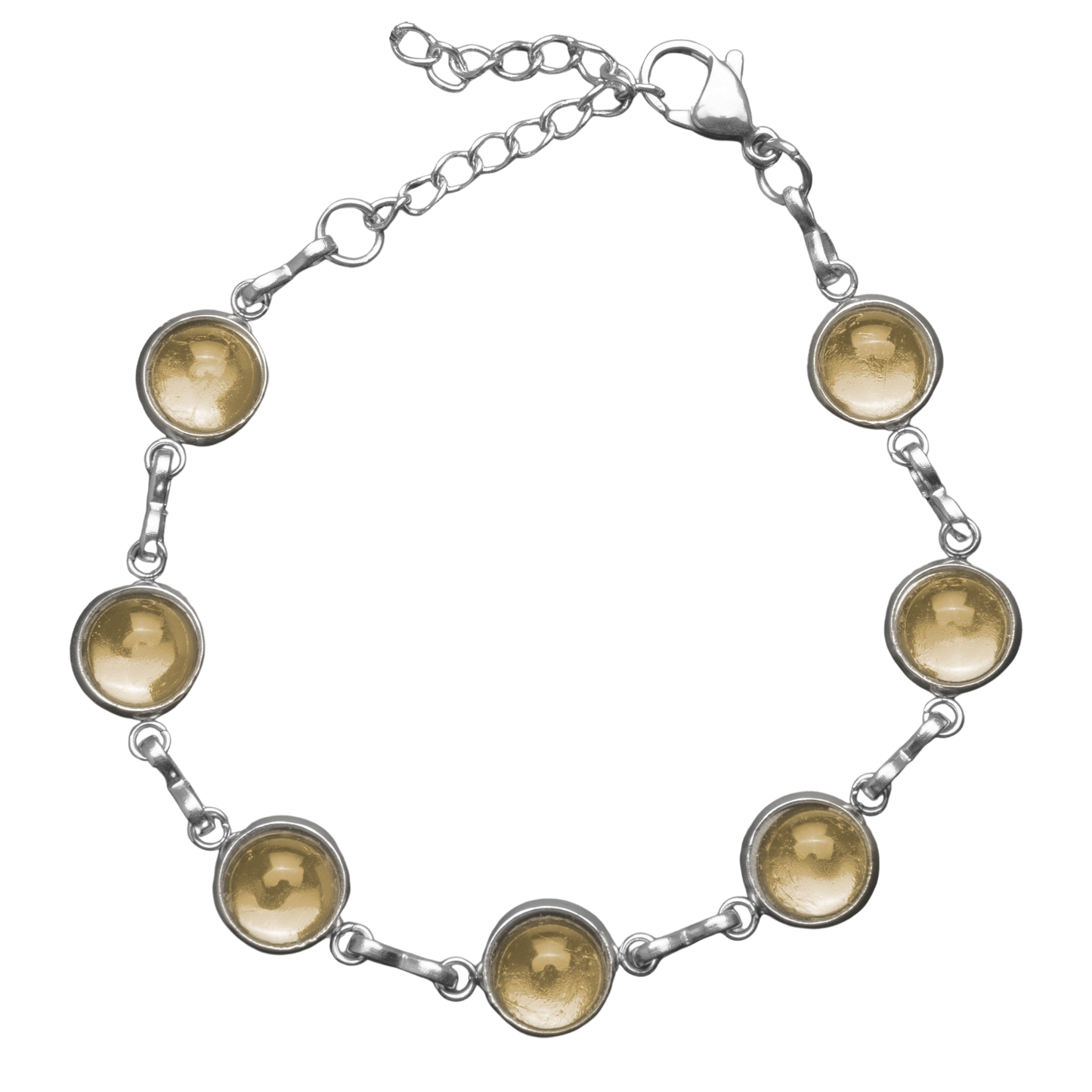 Verstelbare Armband met Gekleurde Cabochons | 8mm | 10 Kleuren