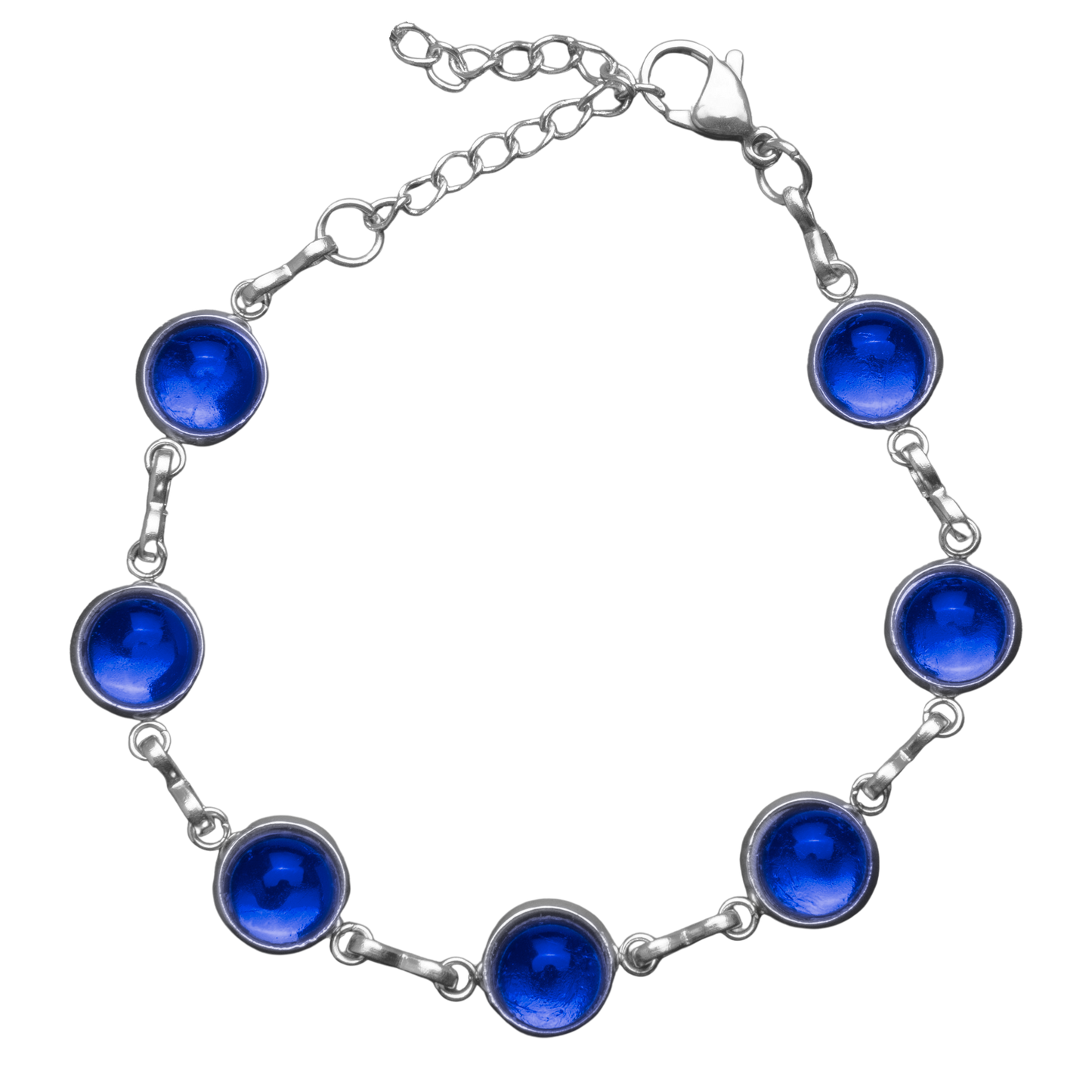 Verstelbare Armband met Gekleurde Cabochons | 8mm | 10 Kleuren