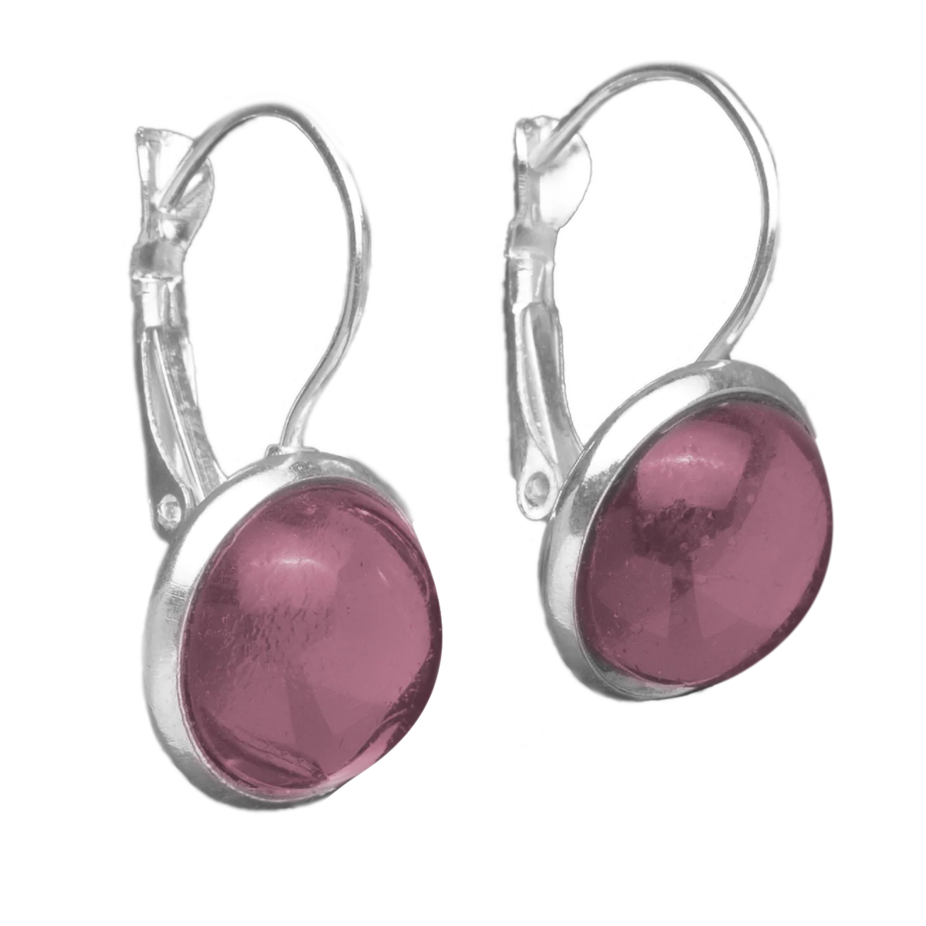 Set Oorhangers met Gekleurde Cabochons | 12mm | 10 Kleuren