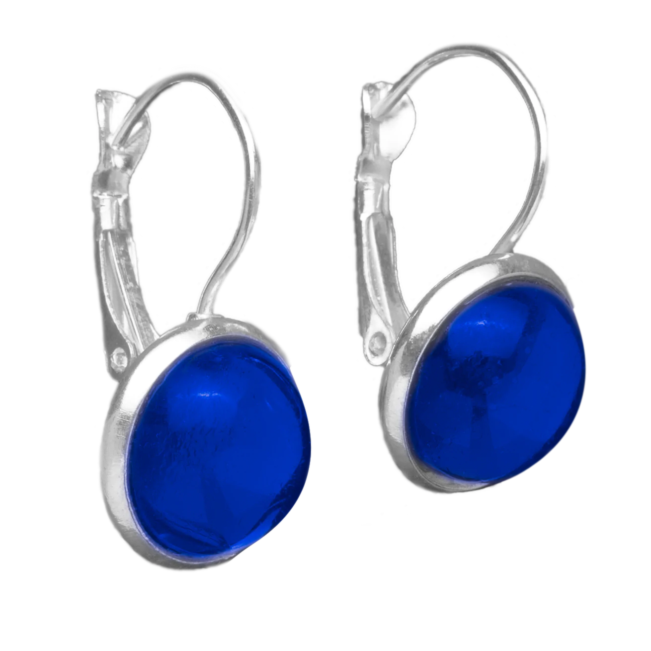 Set Oorhangers met Gekleurde Cabochons | 12mm | 10 Kleuren