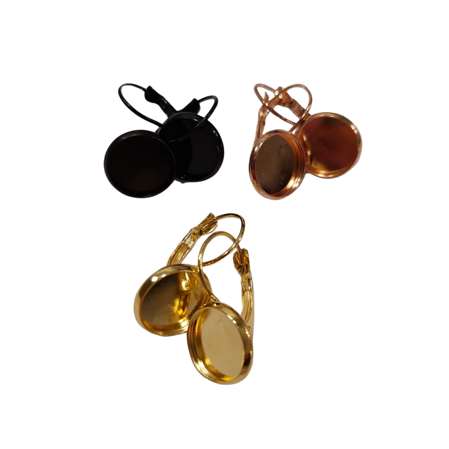 Oorhangers in de Kleuren: Zwart | Rosé Goud | Goud | 10mm