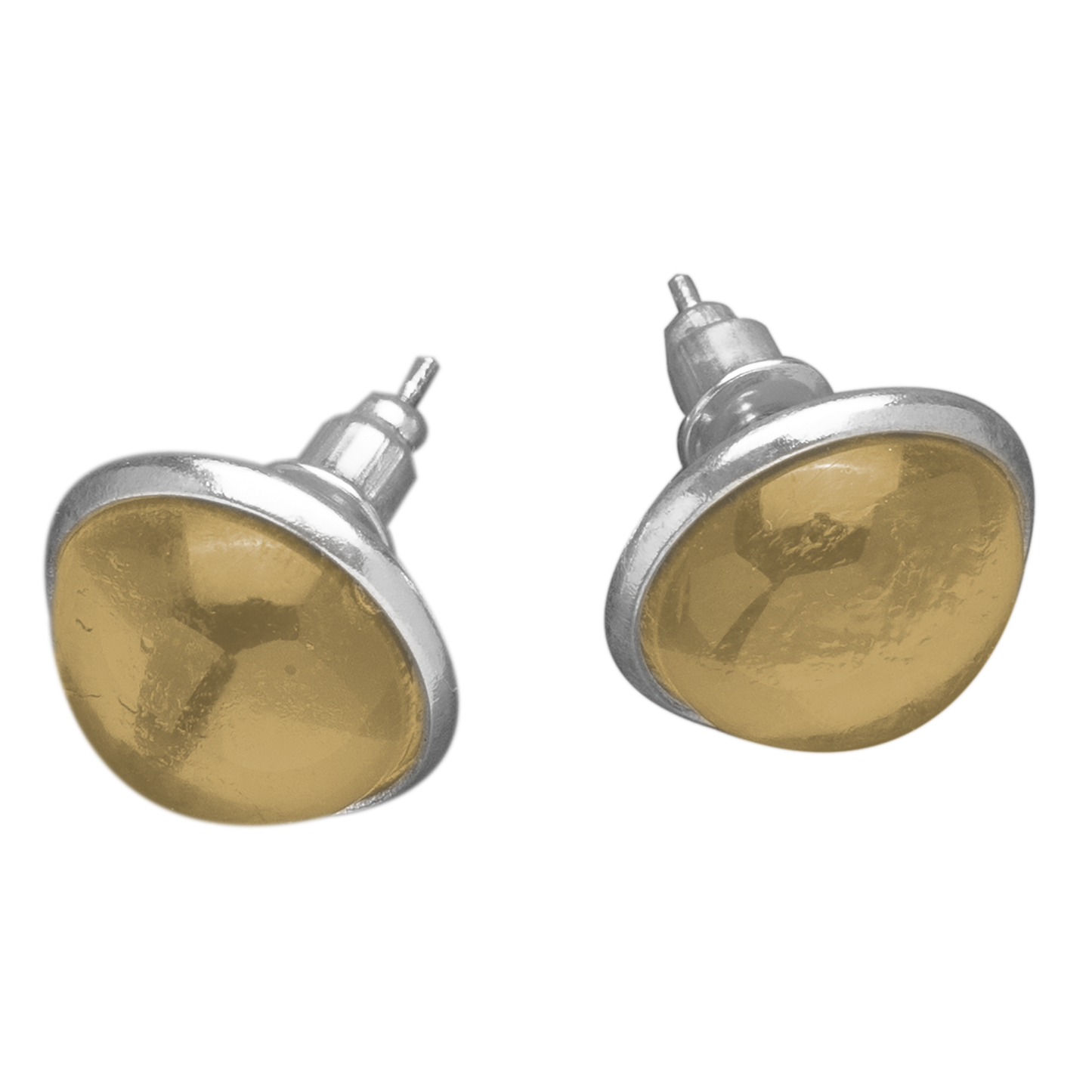 Set Oorknopjes met Gekleurde Cabochons | 12mm | 10 Kleuren