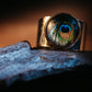 Verstelbare Ring met 12mm Cabochon | One Size | Pauwenveer